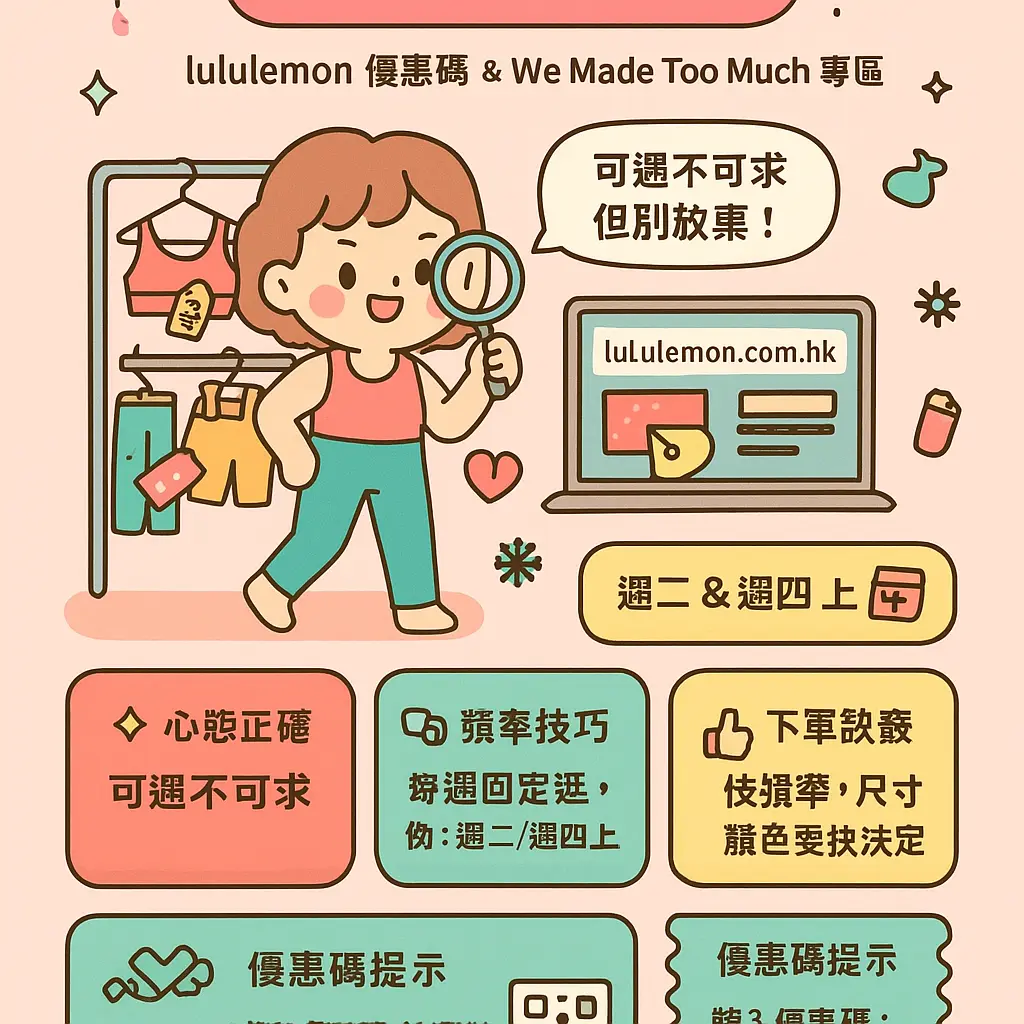 lululemon 優惠碼 - 瑜伽服飾