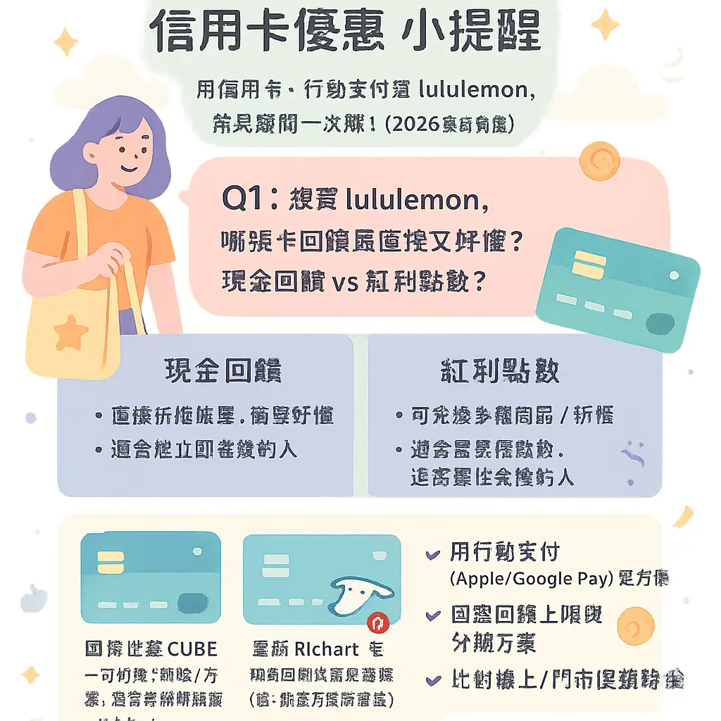 Lululemon 信用卡 優惠 - Richart