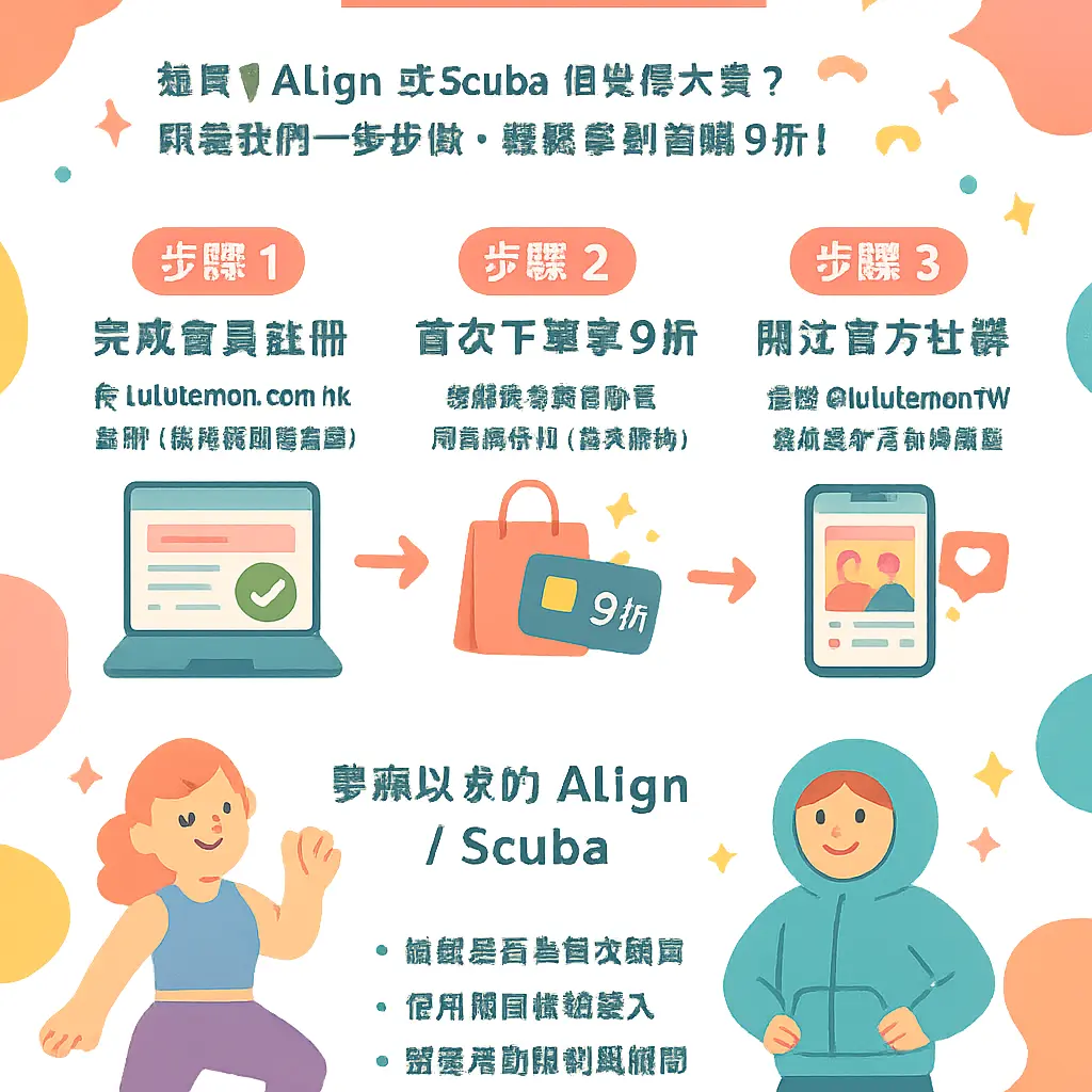 Lululemon 首 購 9 折 - lululemonTW
