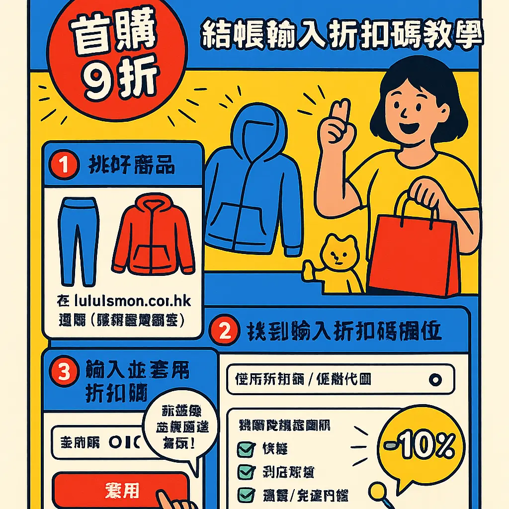 Lululemon 首 購 9 折 - 出貨與遞送