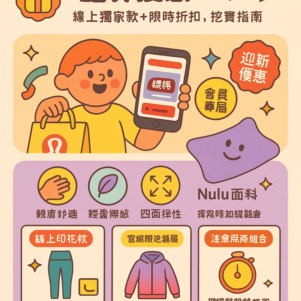 Lululemon 迎新 優惠 - Nulu面料